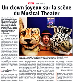 DNA - Bâle - Cirque Musical 'Un clown joyeux'